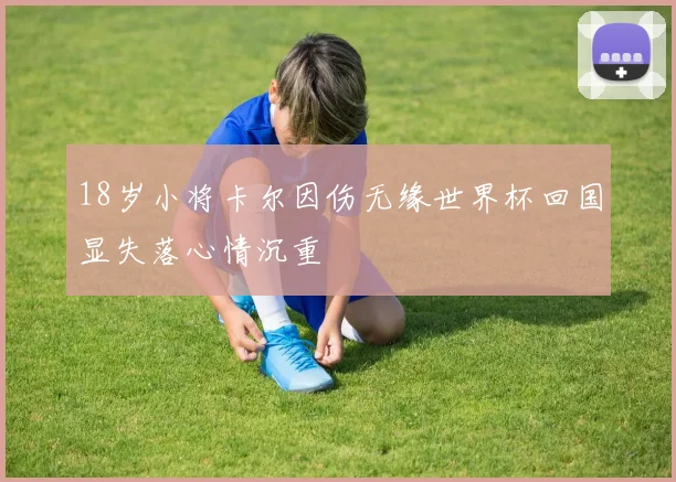 18岁小将卡尔因伤无缘世界杯回国显失落心情沉重
